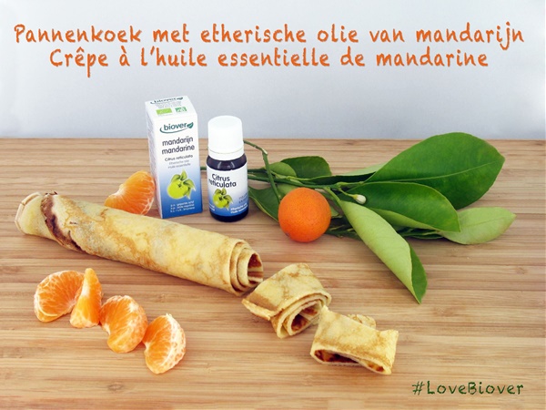 Biover crepes con aceite esencial de mandarina